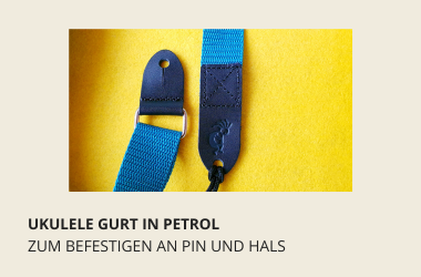 Vorschaubild zu Ukulele-Gurt in Petrol